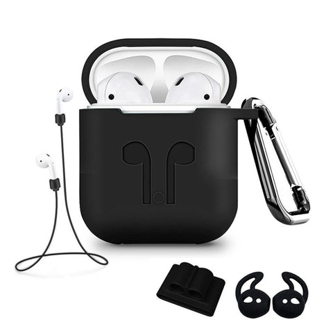 6-in-1 Silicone AirPod Protective Case